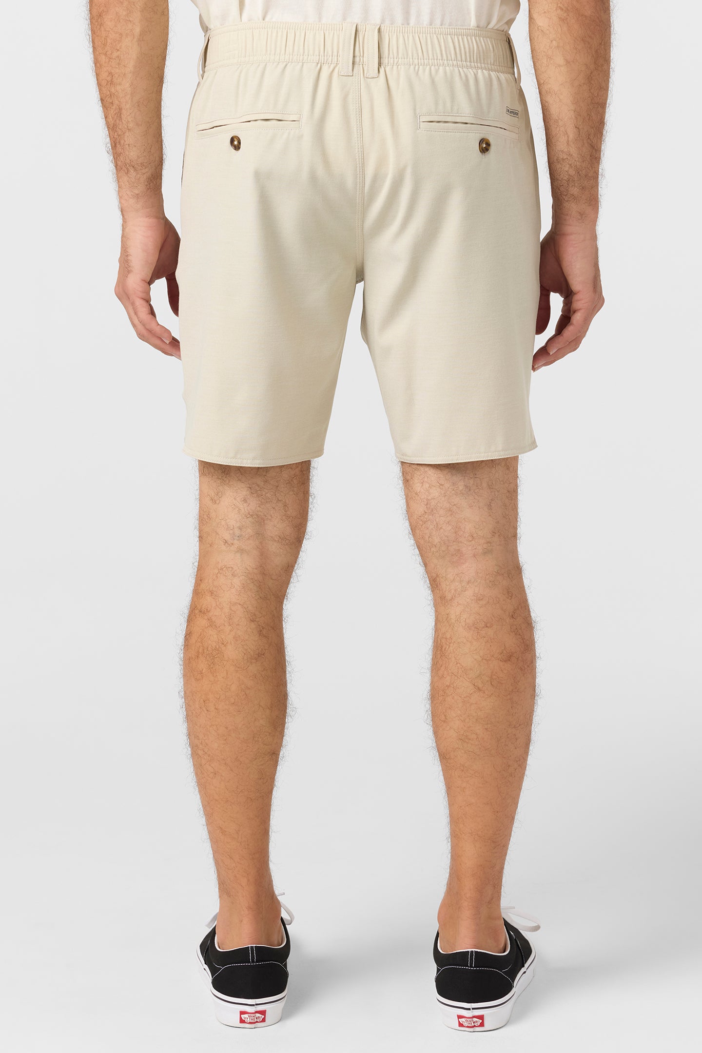 Reserve Light Check Scallop Elastic Waist 18 Hybrid Shorts - Image 7