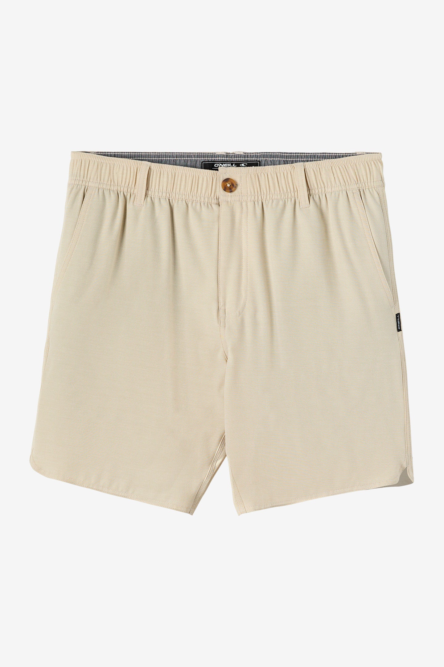 Reserve Light Check Scallop Elastic Waist 18 Hybrid Shorts