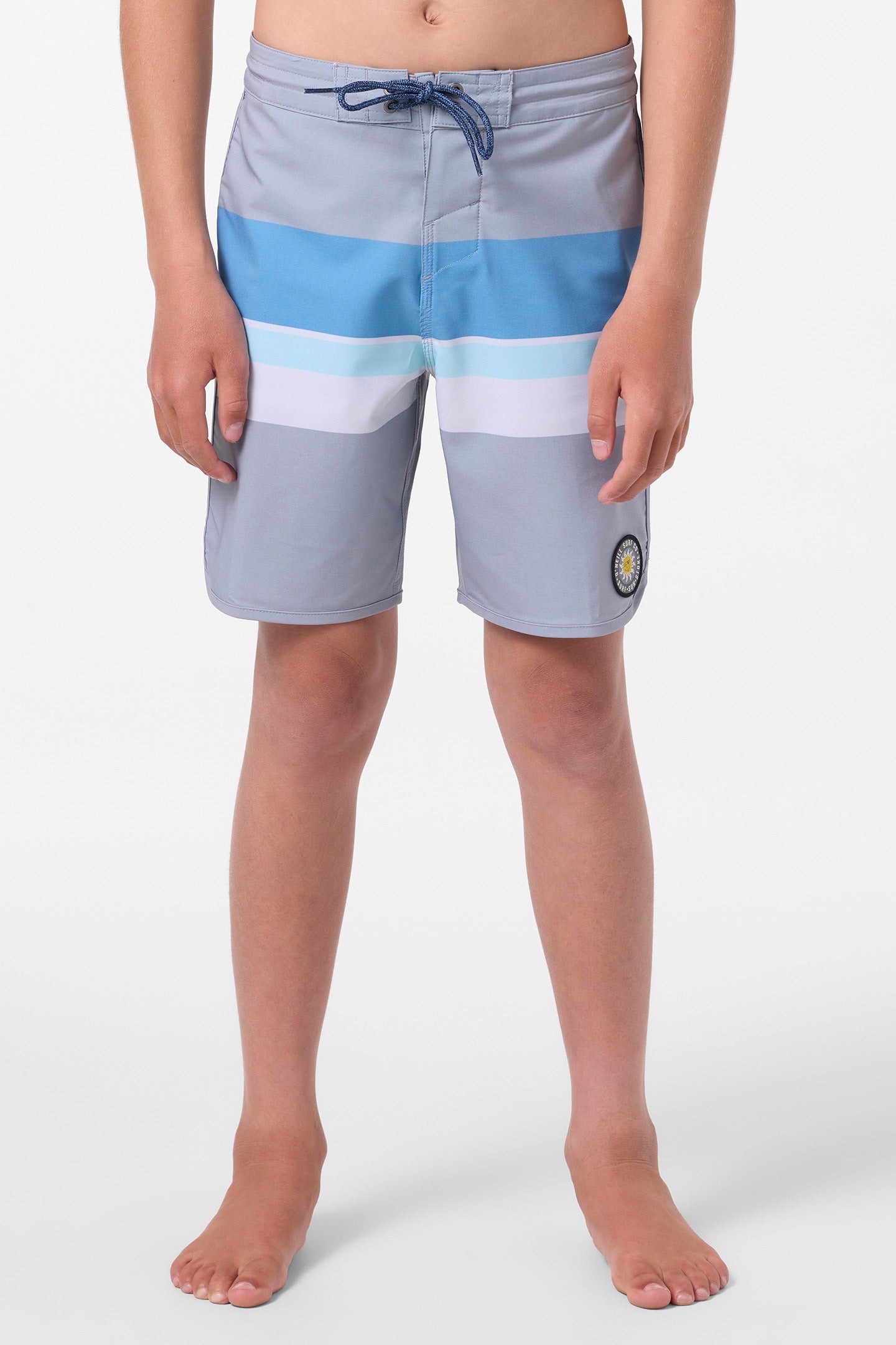 Boy's Cruzer Stripe Scallop 16 Boardshorts - Image 2