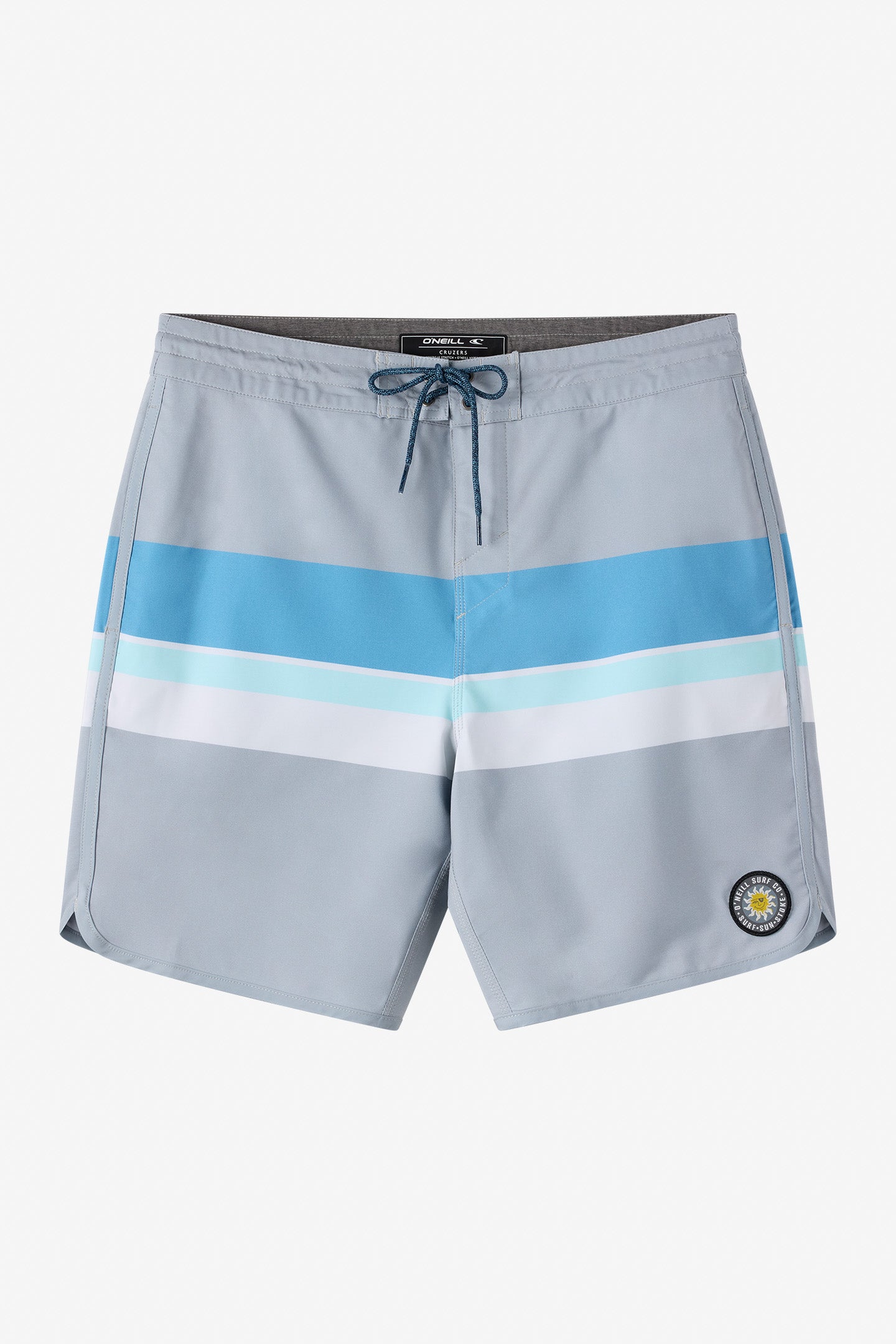 Boy's Cruzer Stripe Scallop 16 Boardshorts
