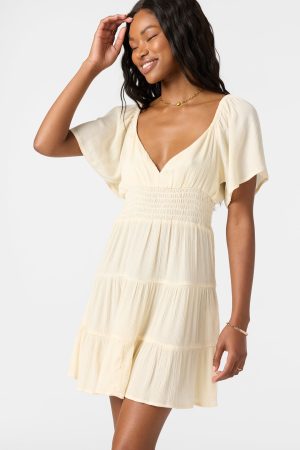Layken Solid Short Dress