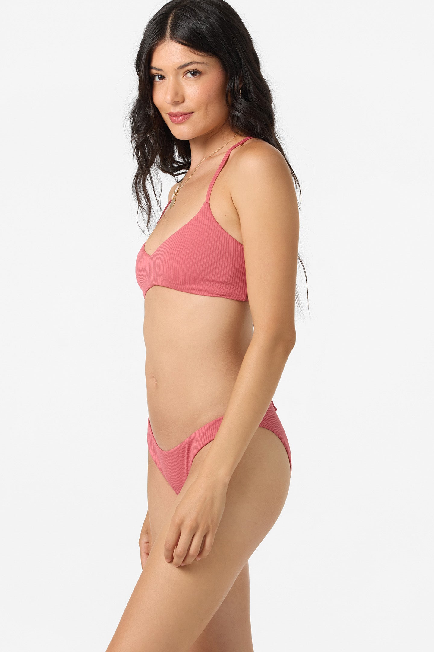Saltwater Solids Rib Huntington Bralette Top - Image 4