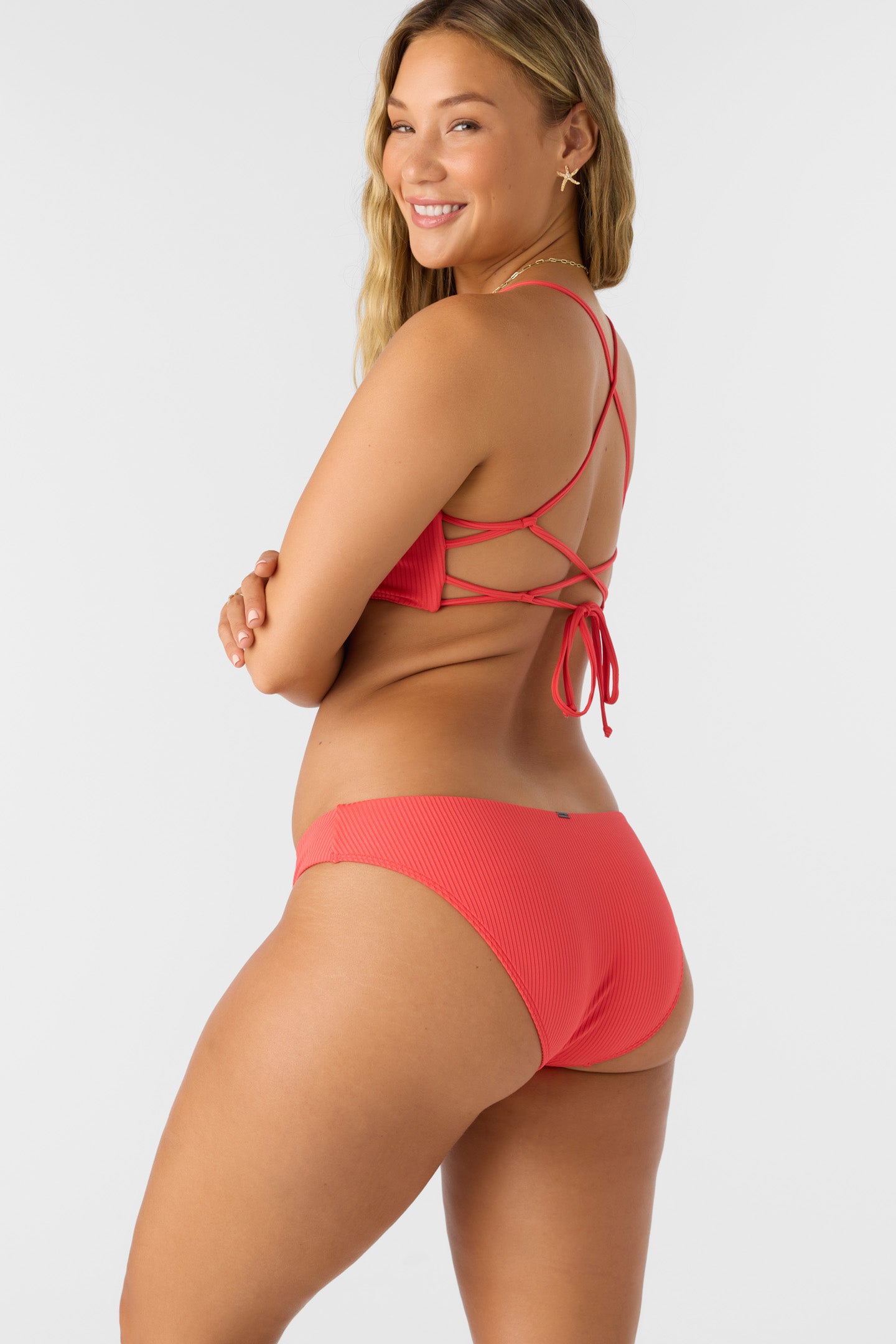 Saltwater Solids Rib Blue Lagoon Full Bottoms