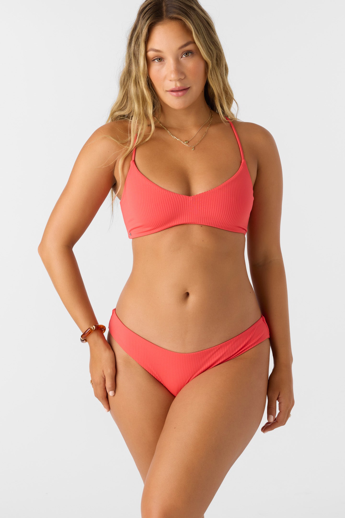 Saltwater Solids Rib Blue Lagoon Full Bottoms - Image 2