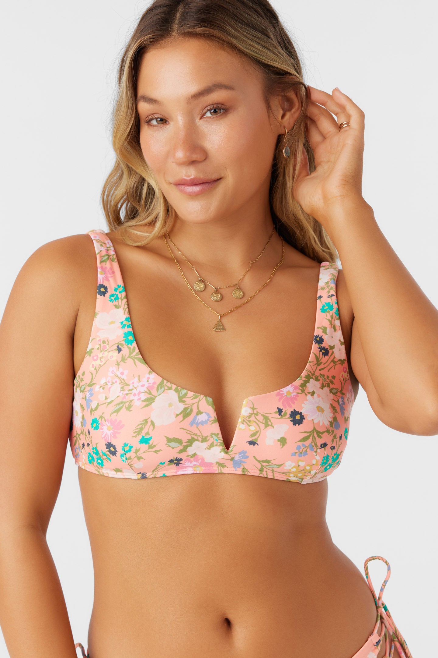 Kelly Floral Popoyo Bralette Top