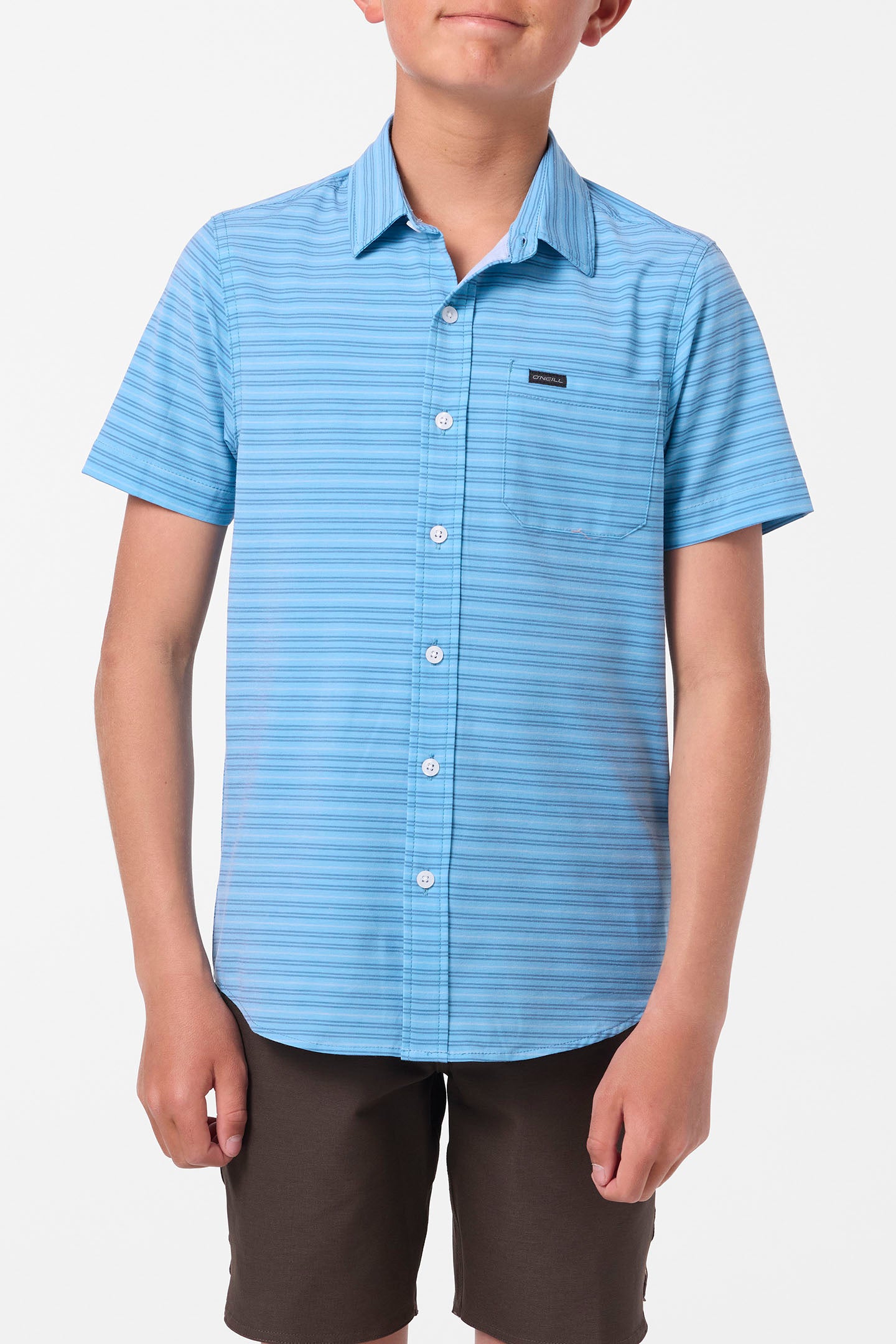 Boy's TRVLR UPF Traverse Stripe Shirt - Image 2