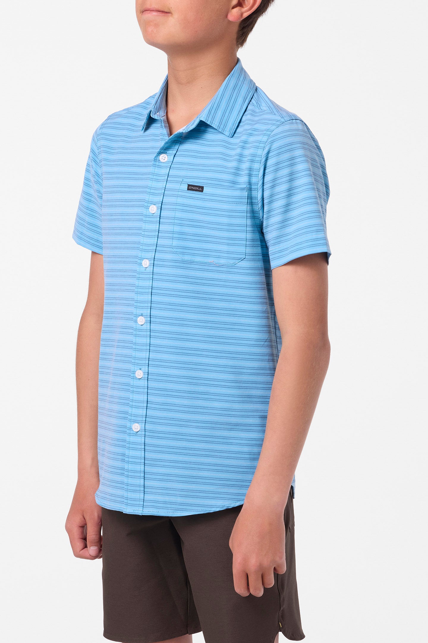Boy's TRVLR UPF Traverse Stripe Shirt - Image 3