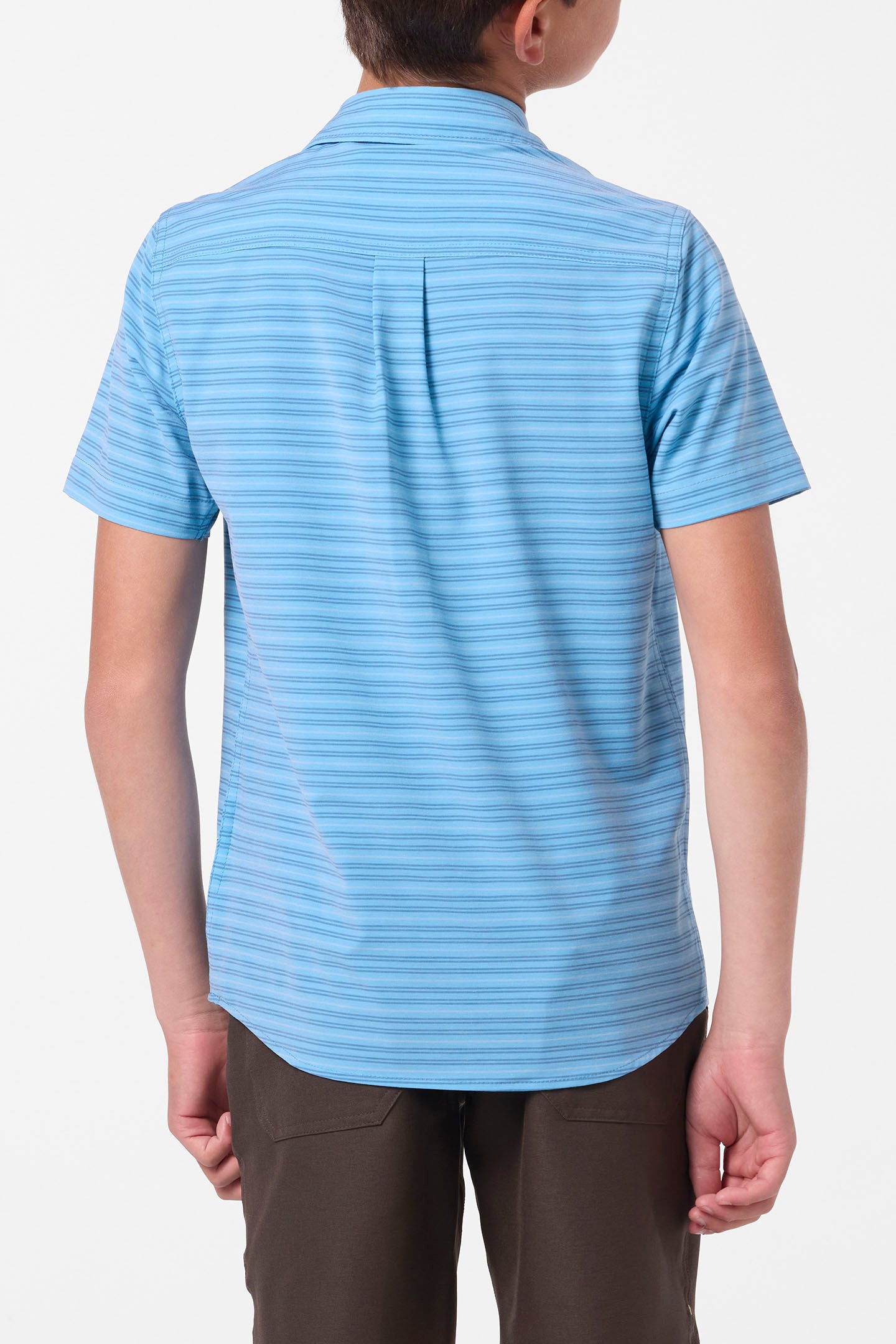 Boy's TRVLR UPF Traverse Stripe Shirt - Image 4