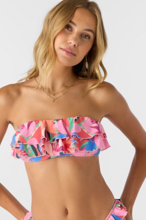Cabana Floral Diaz Bandeau Top