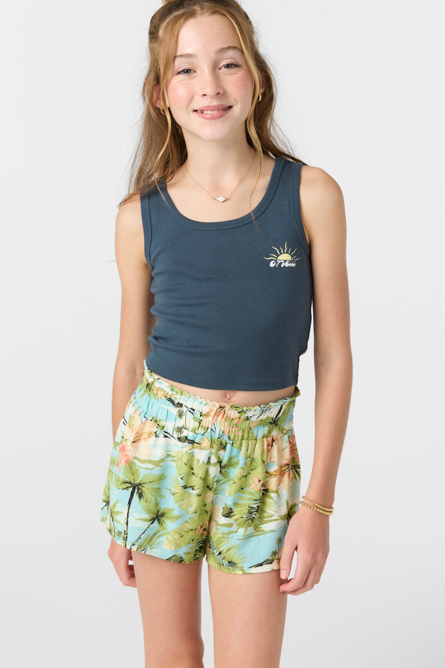 Girl's Gabi Tropical Beach Shorts - Image 8