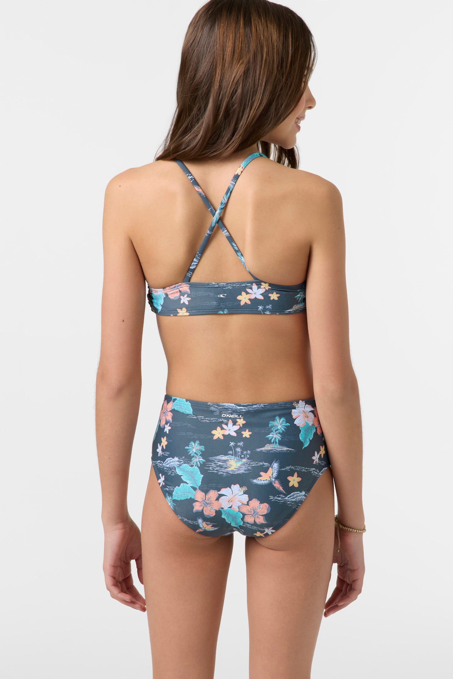Girl's Paradise Parrot Strappy Bralette Top Set - Image 2