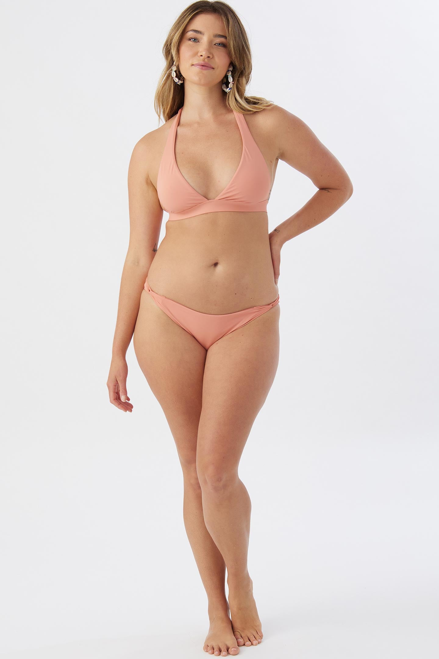 Saltwater Solids Cocoa Halter Top - Image 3